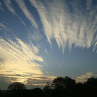 morning sky over st erth