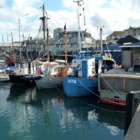 View from the side of the Wet Dock, Penzance