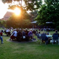 Band concert in the park