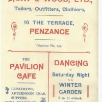 2 - PENZANCE ROYAL REGATTA 1933 PROGRAMME