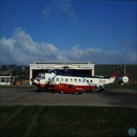Heliport post