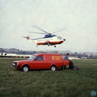 Heliport post