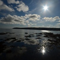 Sunset over Mount's Bay.