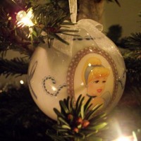 on the xmas tree at Sennen church