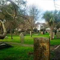 St. Mary's church and graveyard.