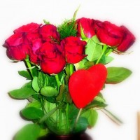 Heart and Flowers