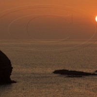 sunset portreath 28-3-12