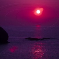 sunset portreath 28-3-12