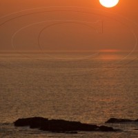 sunset portreath 28-3-12