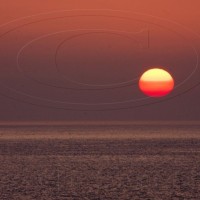 sunset portreath 28-3-12