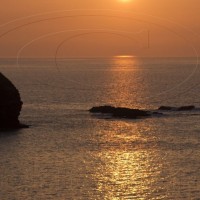 sunset portreath 28-3-12