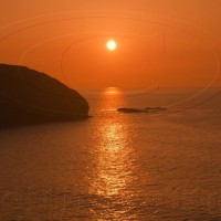 sunset portreath 28-3-12