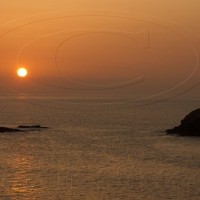 sunset portreath 28-3-12