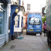 outside the Star in Market Jew St