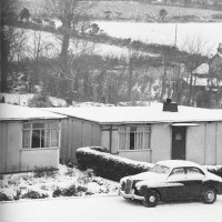 Prefab in the snow