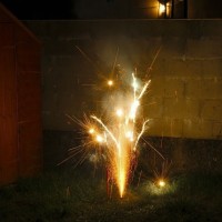 Next door's fireworks