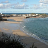 ST IVES TO  CARBIS BAY THERE AND BACK - 17TH NOV, 2012