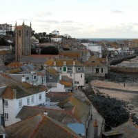 ST IVES TO  CARBIS BAY THERE AND BACK - 17TH NOV, 2012