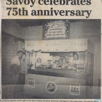 The 75th anniversary of the Savoy Cinema