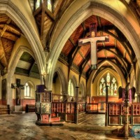 INSIDE ST HILARY CHURCH