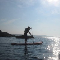 Paddle boarding Marazion