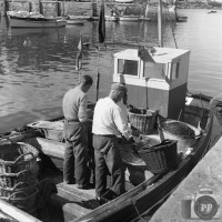 Fishing boat at Penzance - 1959