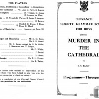 Murder in the Cathedral 1951 Programme