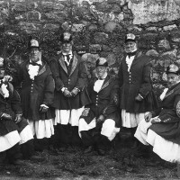 Lord St Levan's boatmen St Michaels Mount 1903