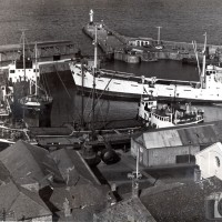 Penzance wet dock 1966