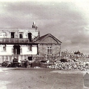 The indoor baths