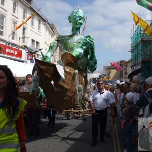 Here comes the Green Man