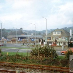 The building of Tesco