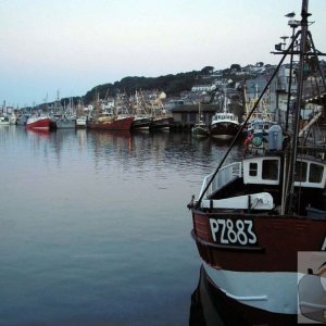 Newlyn Harbour - an evening pic in 2004
