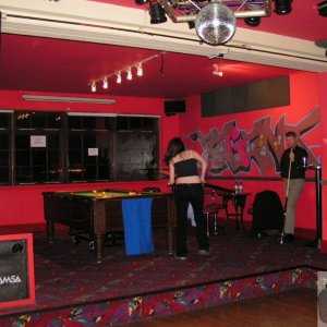 Pool table at the Regent