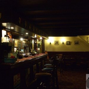 The pleasant lounge of the King's Arms, Paul