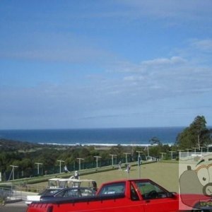 Another view from the club car park. near the bowling greens