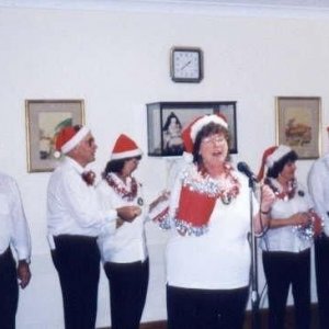 Singing at the local nursing home a few years ago