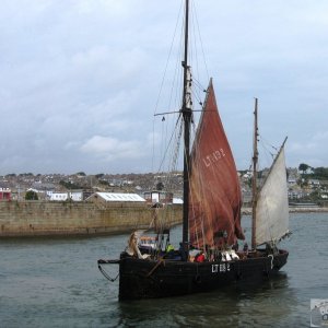 Penzance Harbour visiting boats