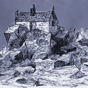 Chapel of St Nicholas 1840 St Ives