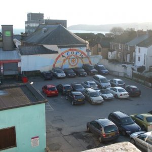 Green Market car park from above