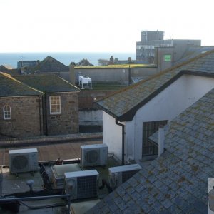 Market place from above