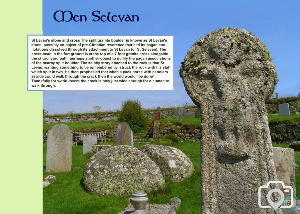 1. Men Selevan (St Levan's Stone)