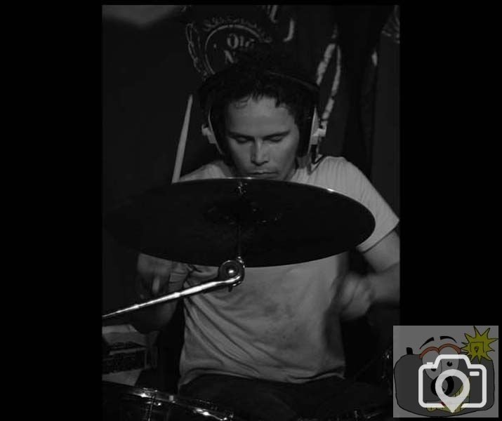10 - PAUL OXENHAM (DRUMMER FROM PENZANCE) IN ACTION