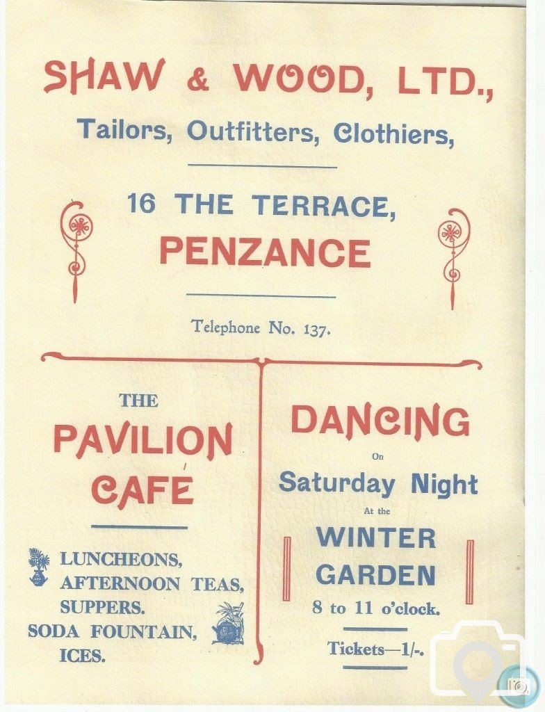 2 - PENZANCE ROYAL REGATTA 1933 PROGRAMME