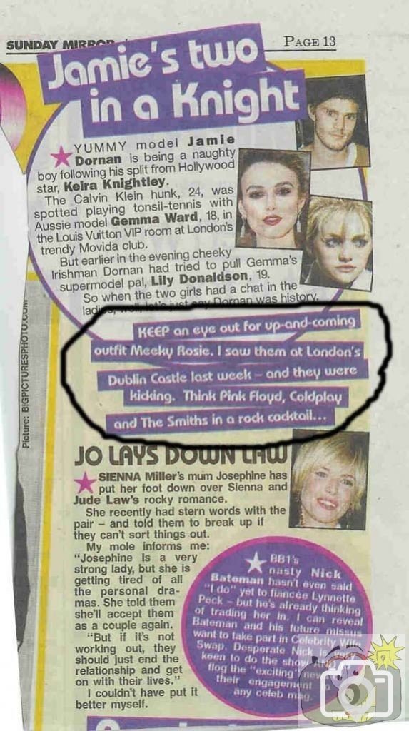 29 - MIRROR GIVES MEEKYROSIE A MENTION