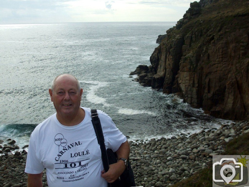 A portrait of the artist at Carn Boel - 11Aug10