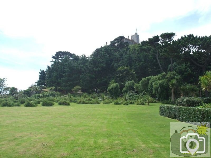 A view as one approaches the gardens on the eastern side - St Michael's