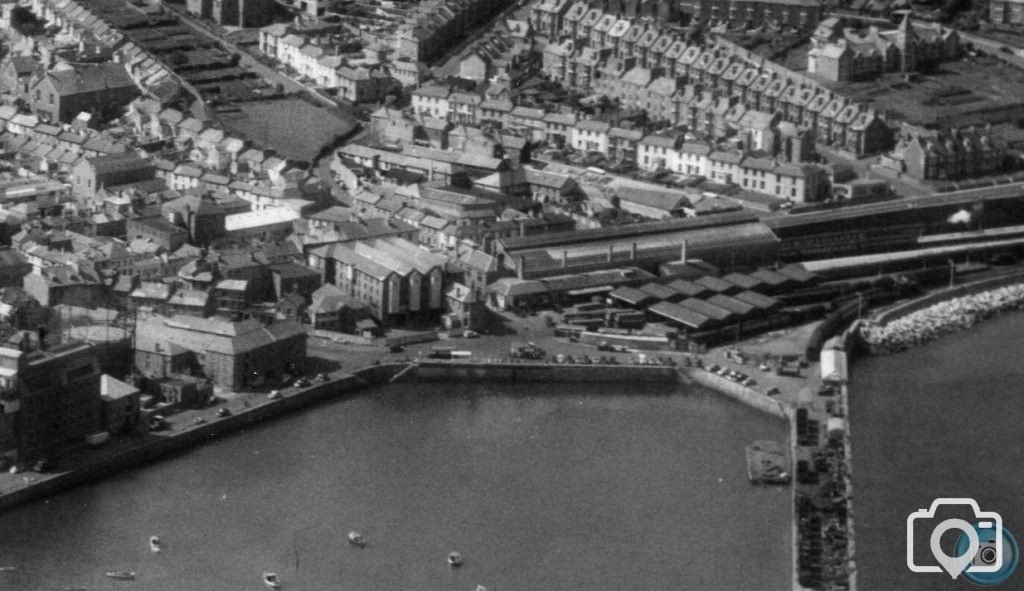 Aerial - Penzance station area