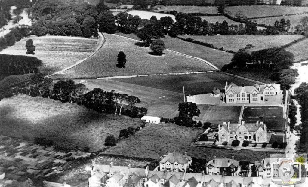 Aerial View of School 1930