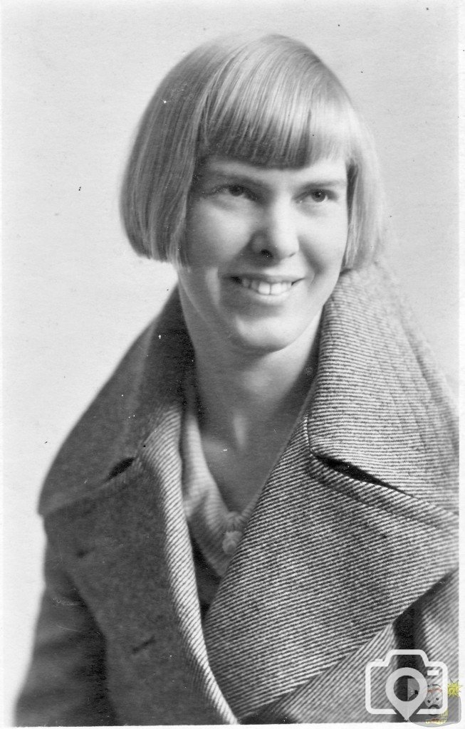 Alice Moore in 1933 of 27 Penare Road